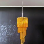 Murano Spiral Prism Glass Chandelier