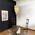 Murano Spiral Prism Glass Chandelier