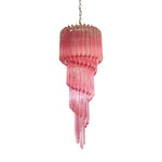 Murano Spiral Prism Glass Chandelier