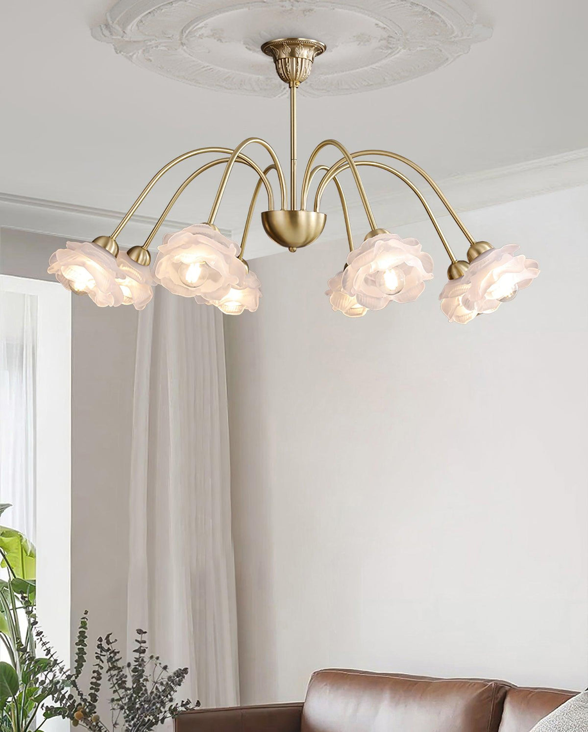 Narcissus Glass Chandelier