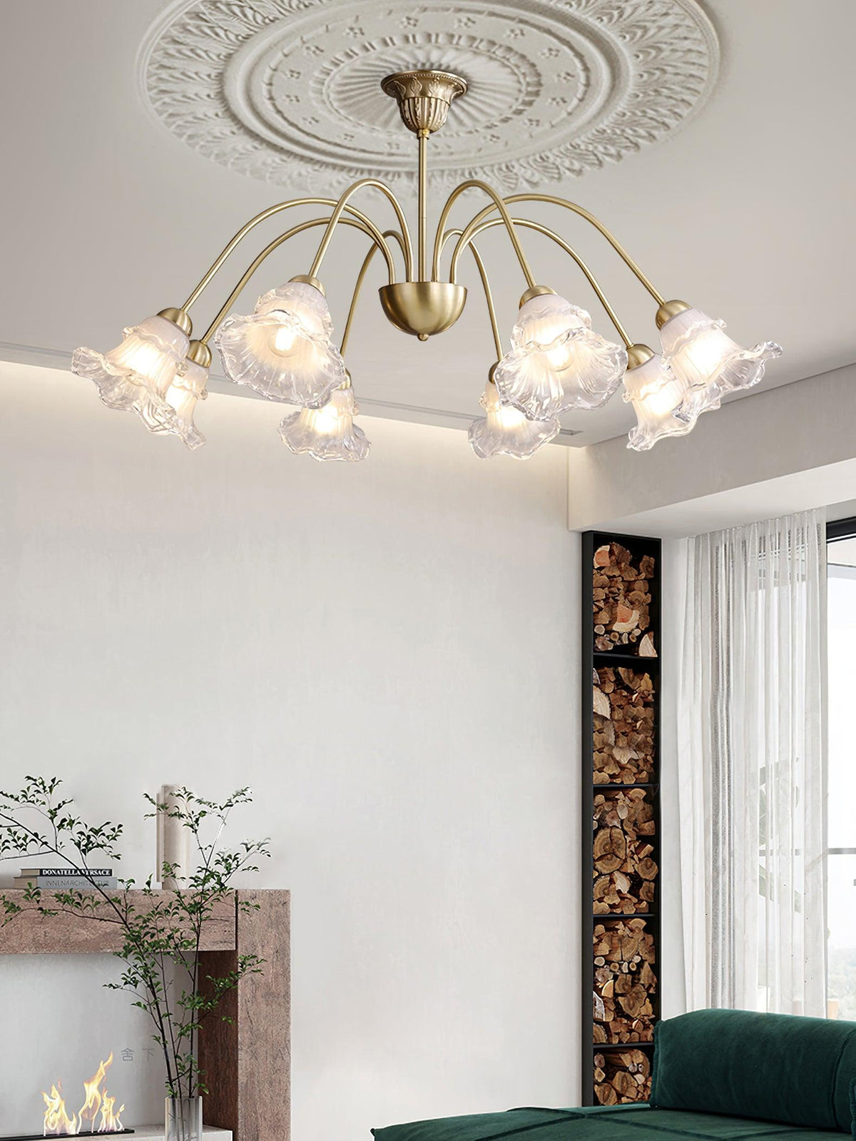 Narcissus Glass Chandelier