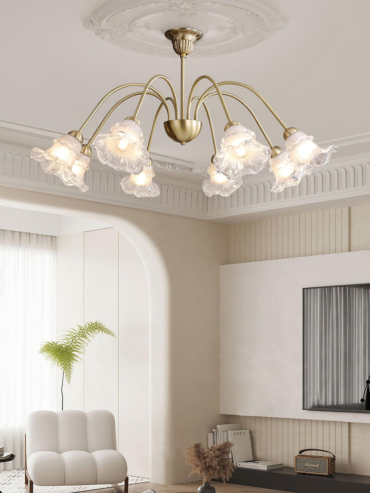 Narcissus Glass Chandelier