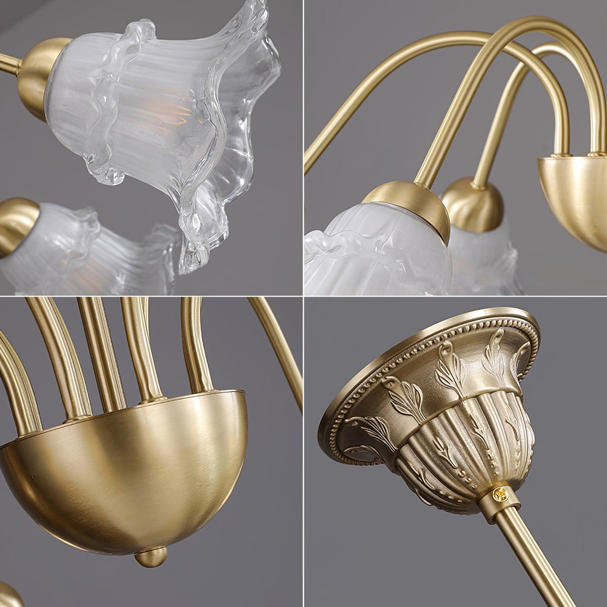 Narcissus Glass Chandelier