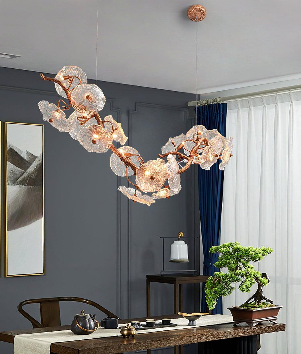 Nenufar Horizontal Chandelier