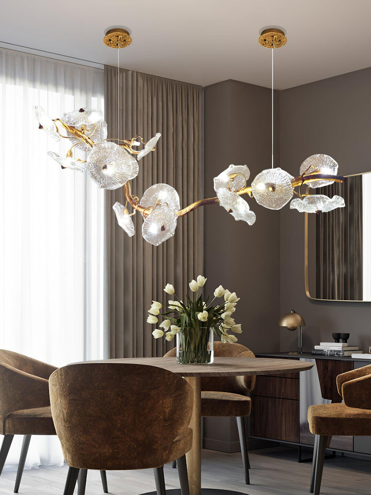 Nenufar Horizontal Chandelier