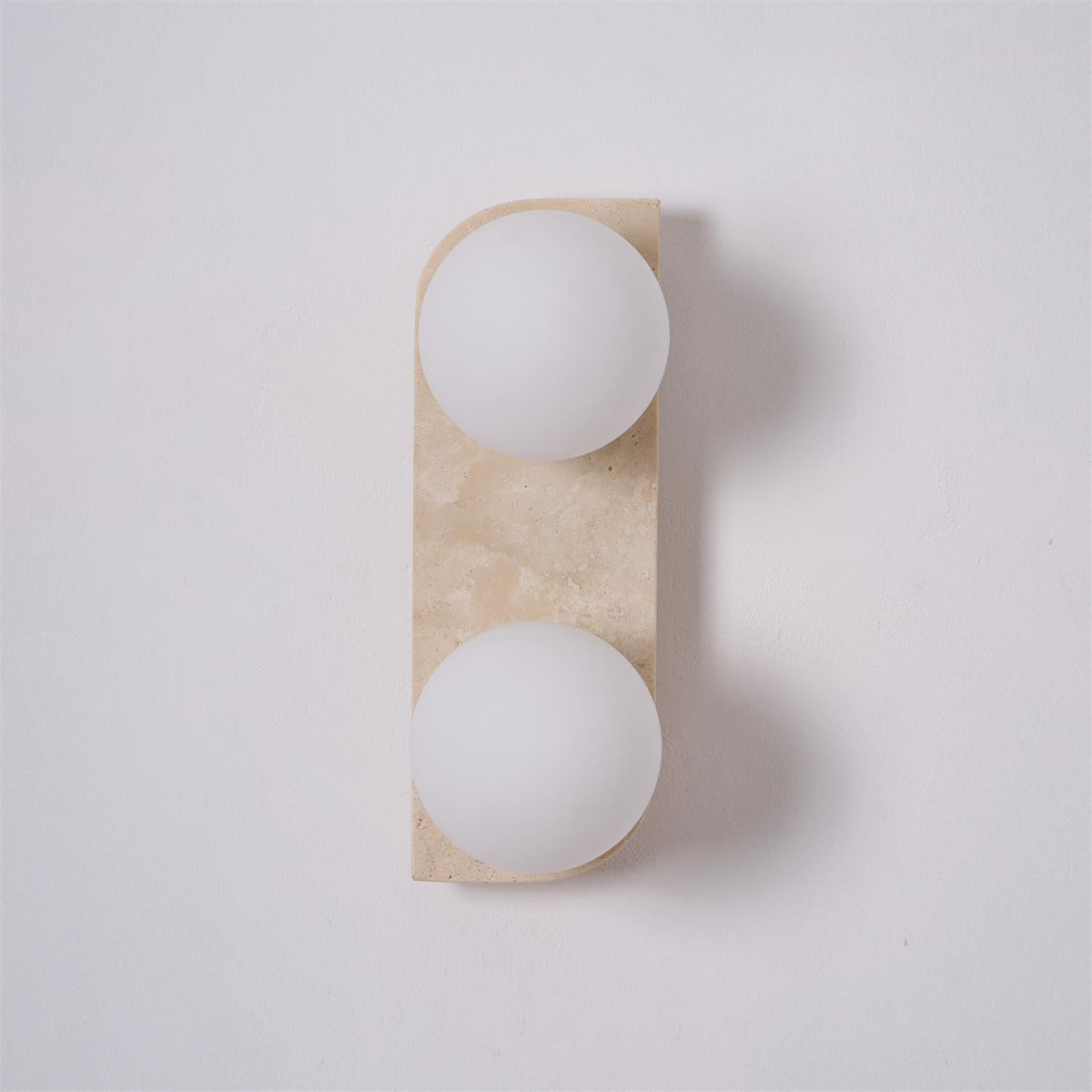 Elysian Travertine Plug-in Wall Light