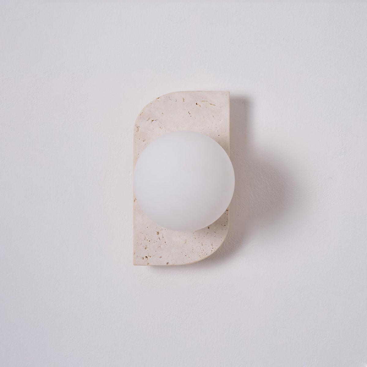 Elysian Travertine Plug-in Wall Light