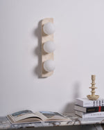 Elysian Travertine Plug-in Wall Light