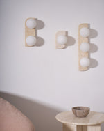 Elysian Travertine Plug-in Wall Light