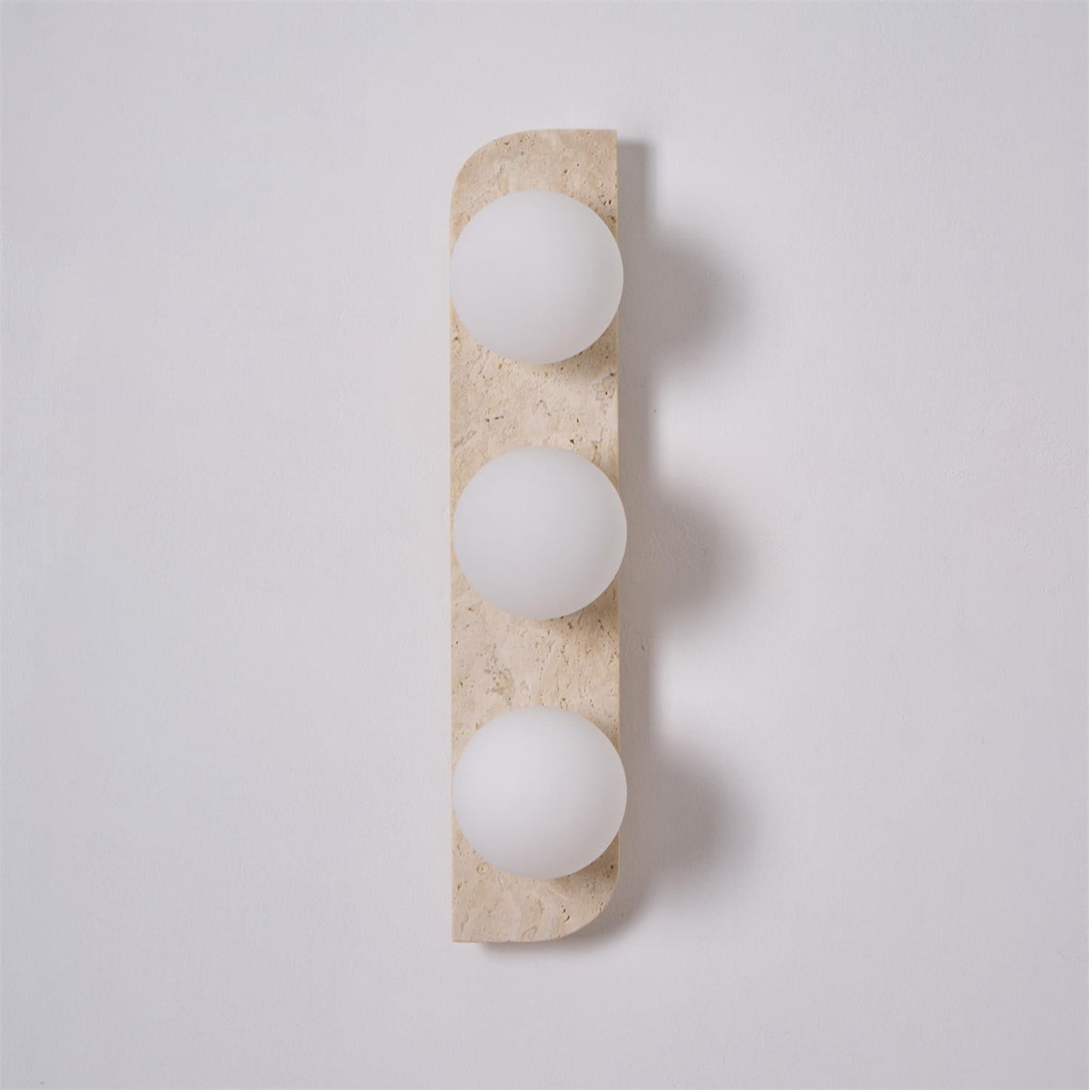 Elysian Travertine Plug-in Wall Light