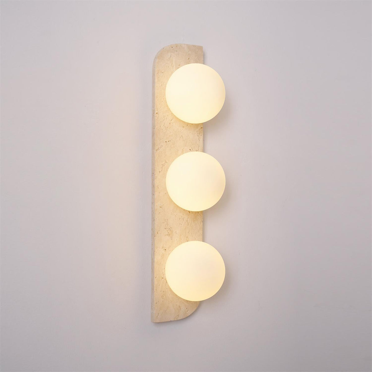 Elysian Travertine Plug-in Wall Light