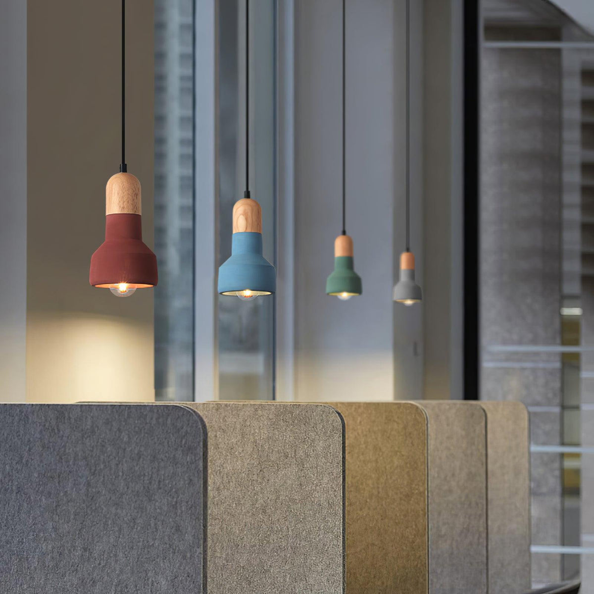 Nessa Wood Pendant Light