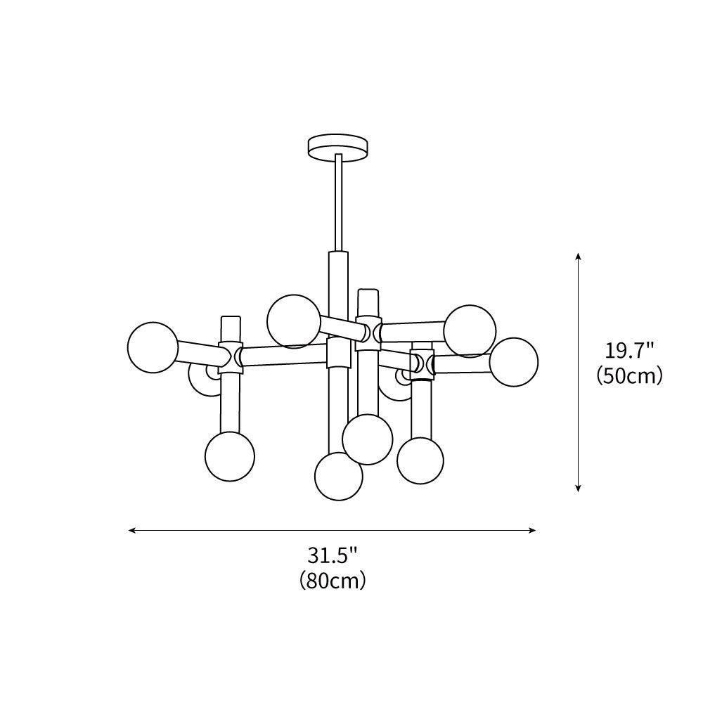 Network Chandelier 31.5"