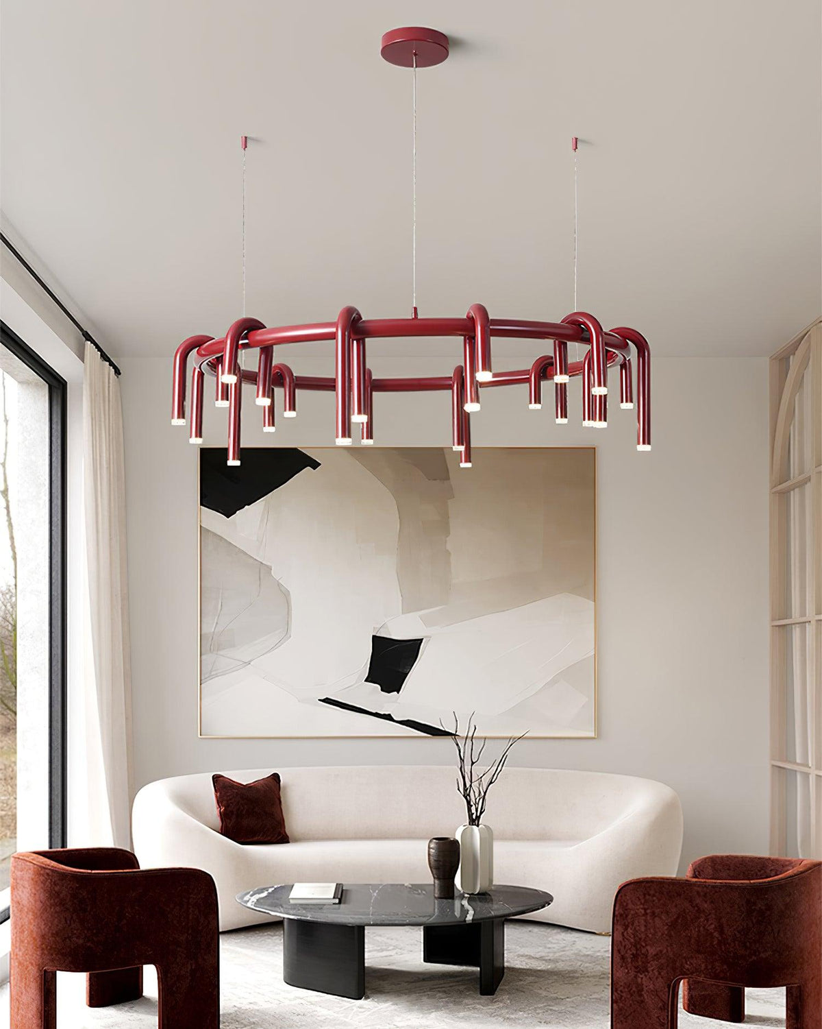 New U-Shaped Chandelier
