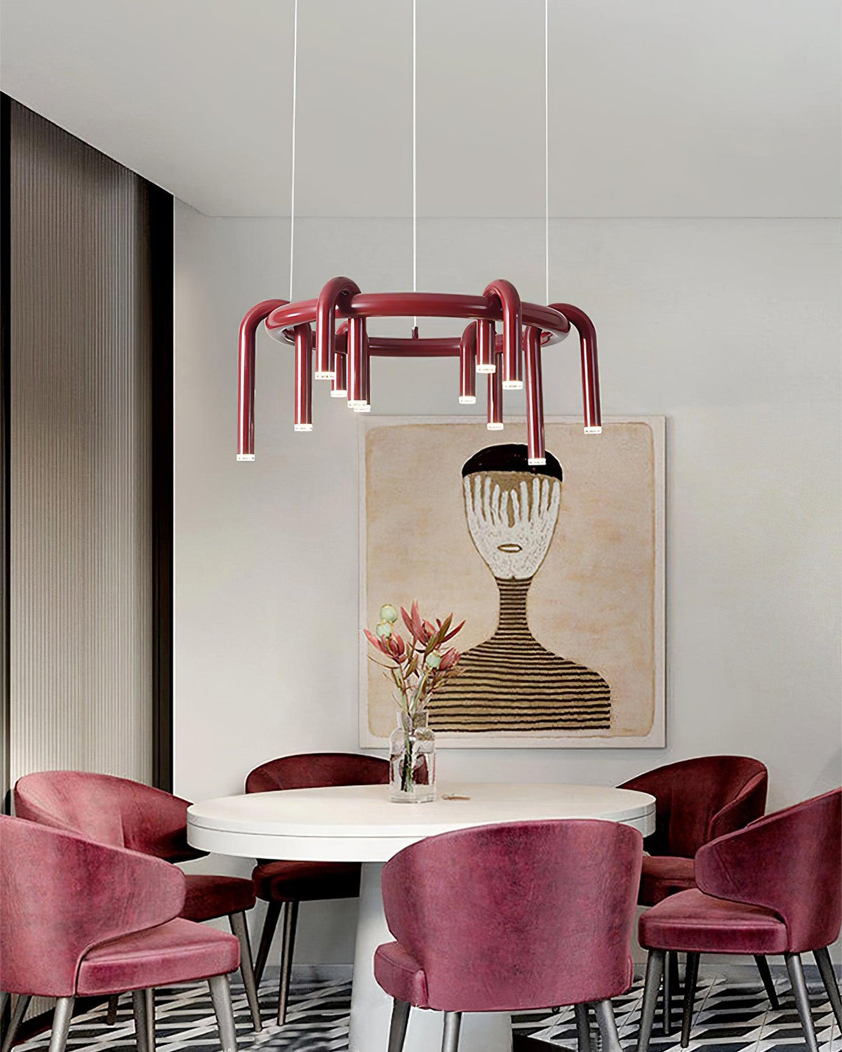 New U-Shaped Chandelier