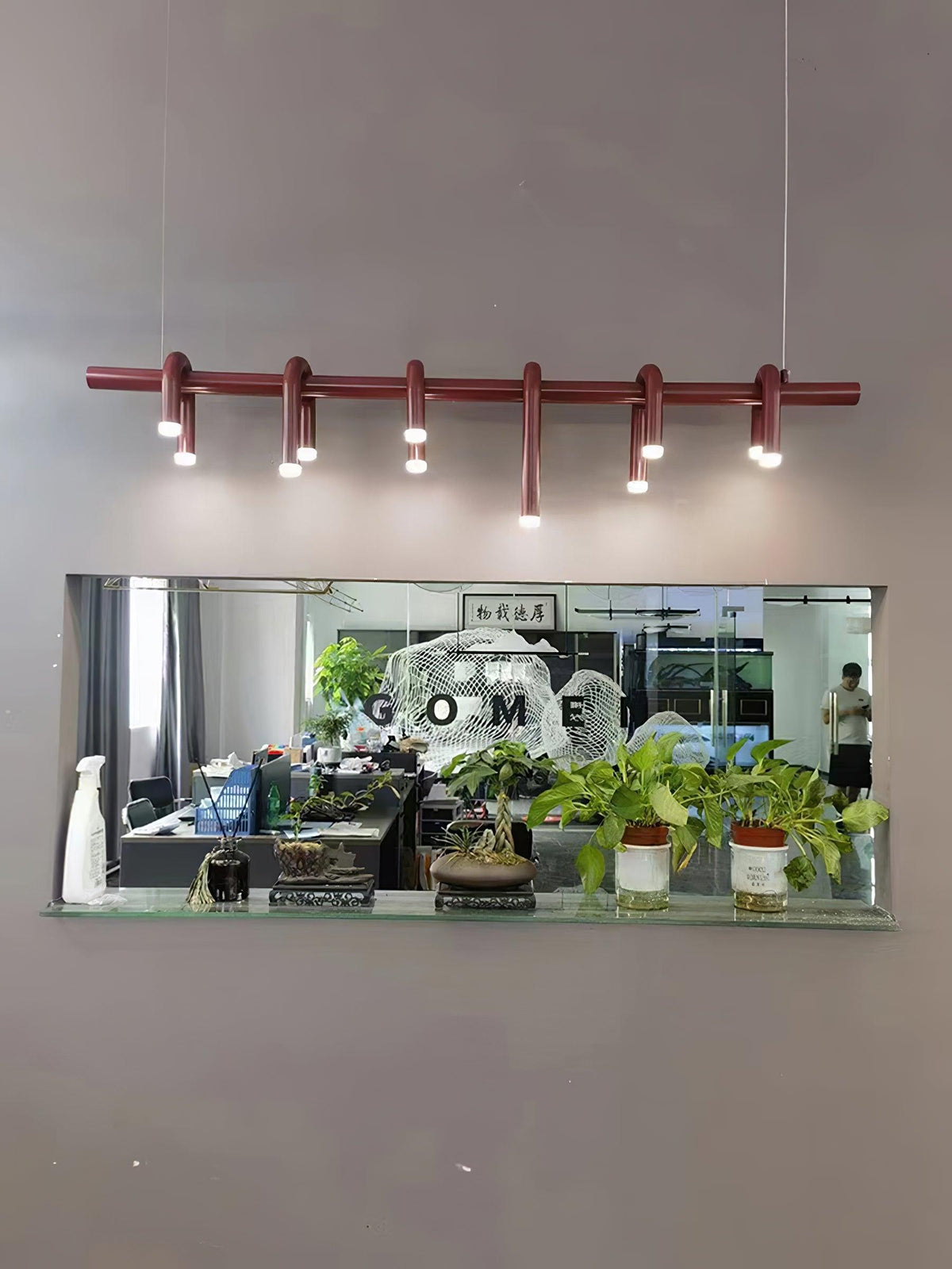 New U-Shaped Chandelier