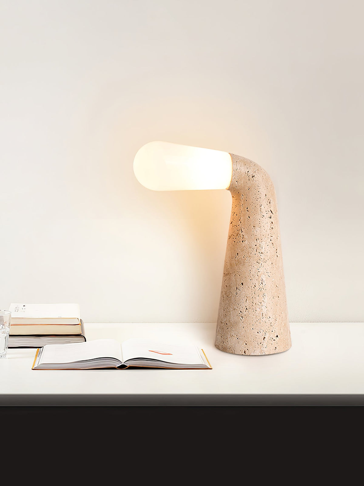 Nilo Travertine Table Lamp