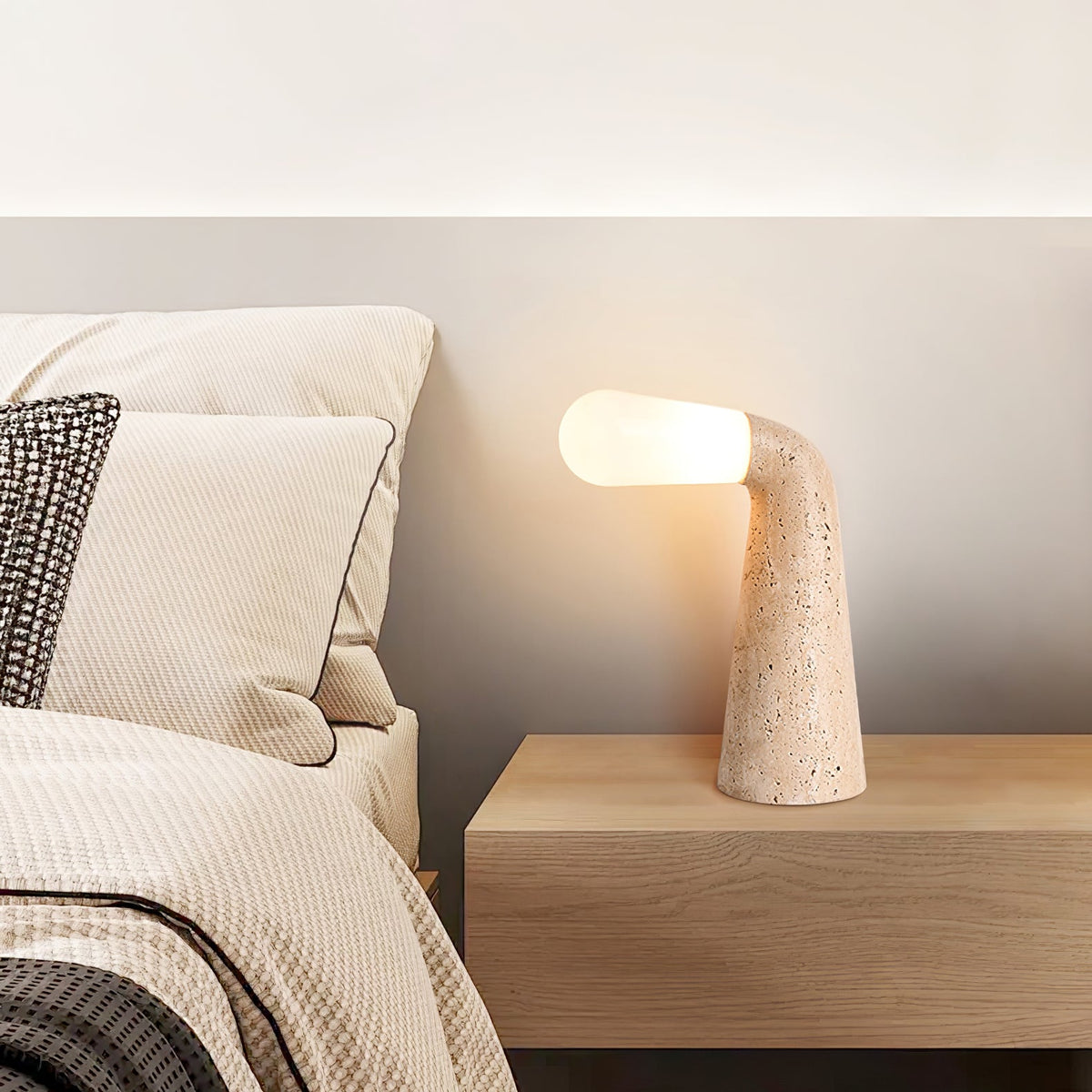 Nilo Travertine Table Lamp