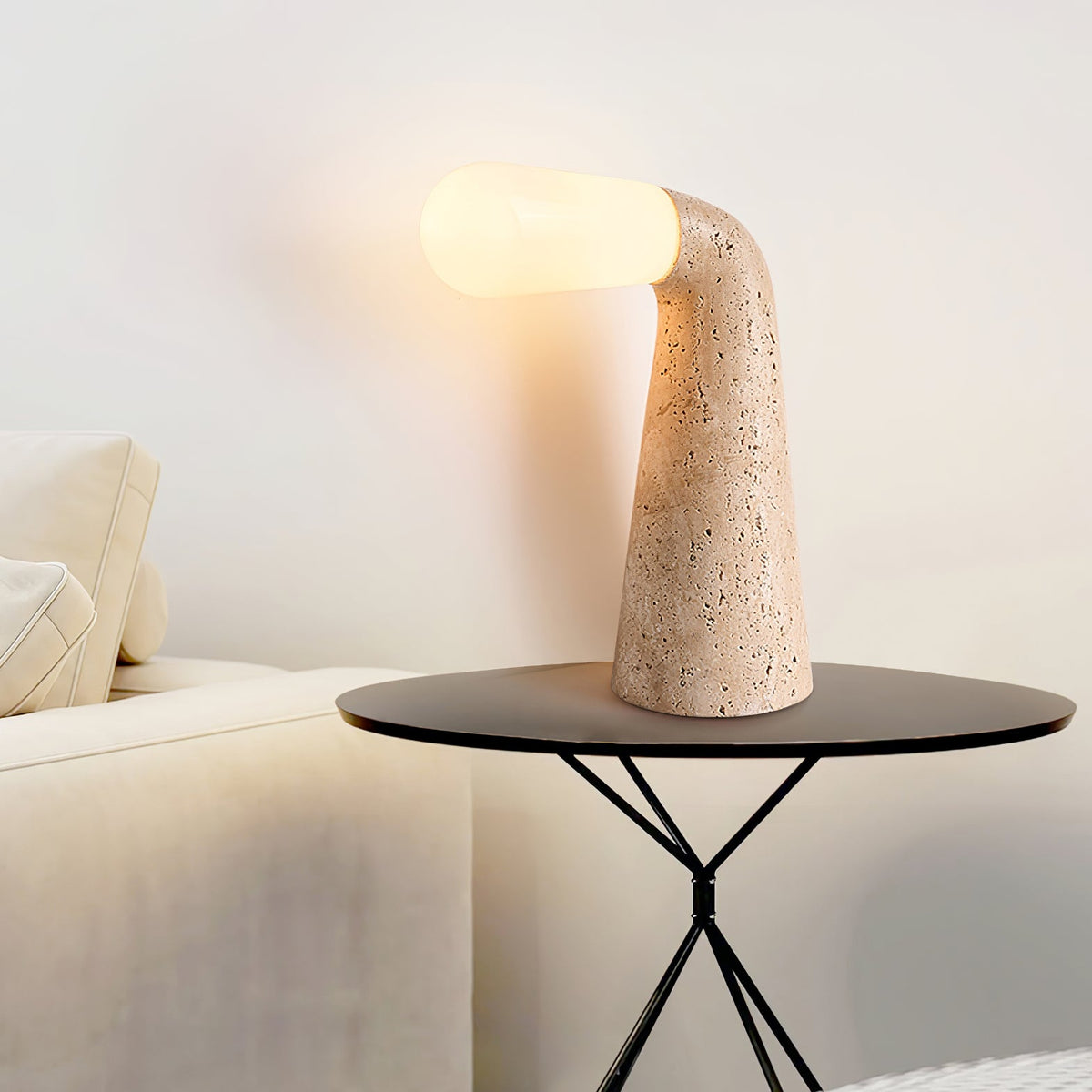 Nilo Travertine Table Lamp