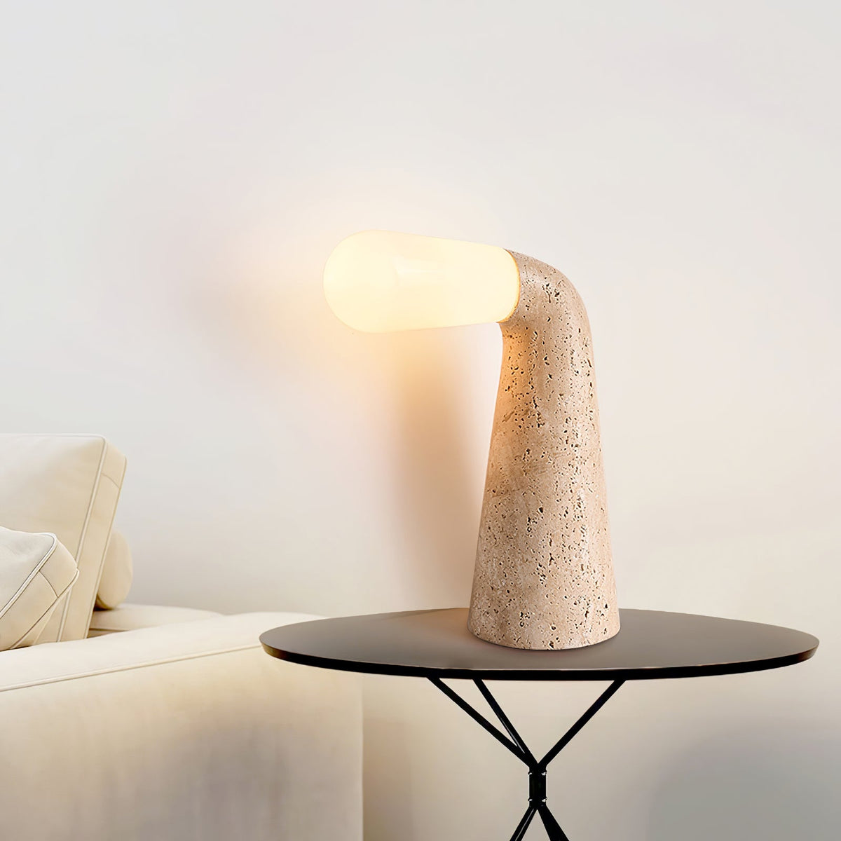 Nilo Travertine Table Lamp