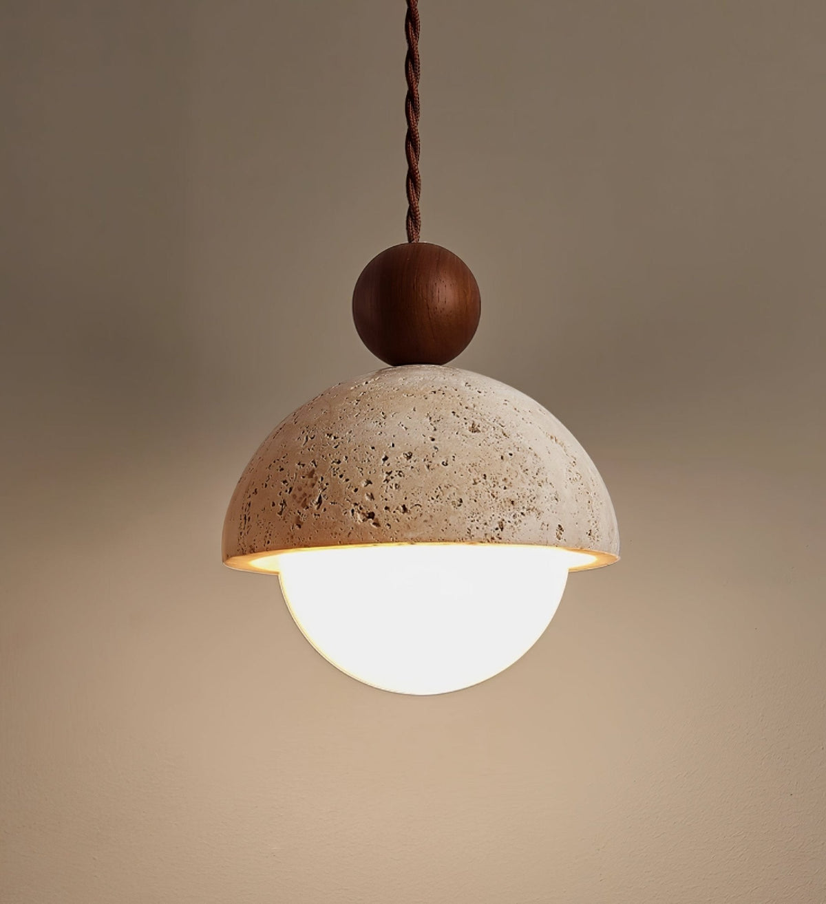 Niva Travertine Pendant Light