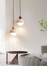 Niva Travertine Pendant Light