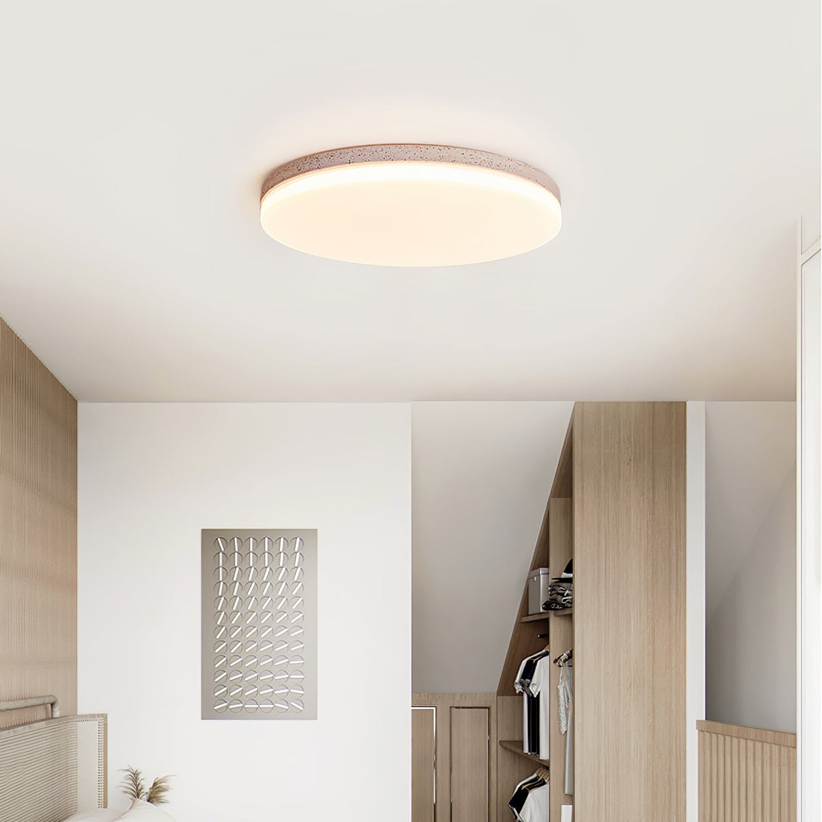 Noa Travertine Ceiling Light