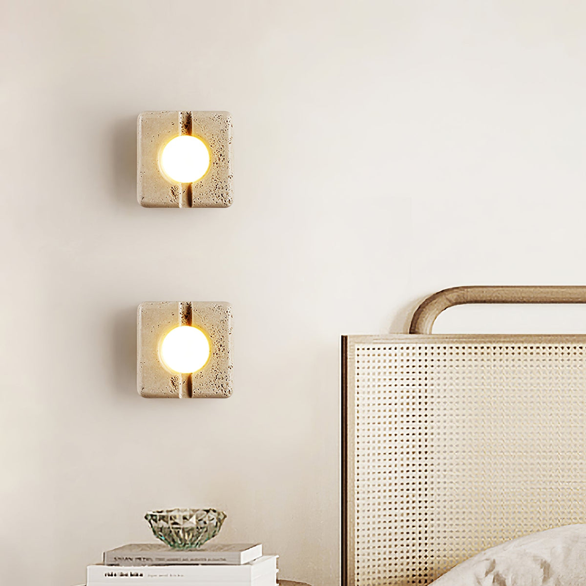 Nora Travertine Wall Light