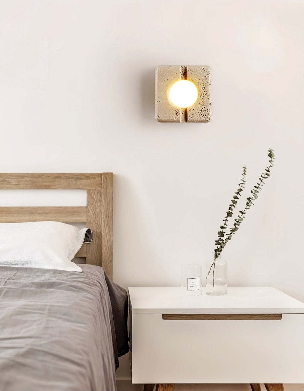 Nora Travertine Wall Light