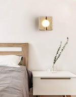 Nora Travertine Wall Light