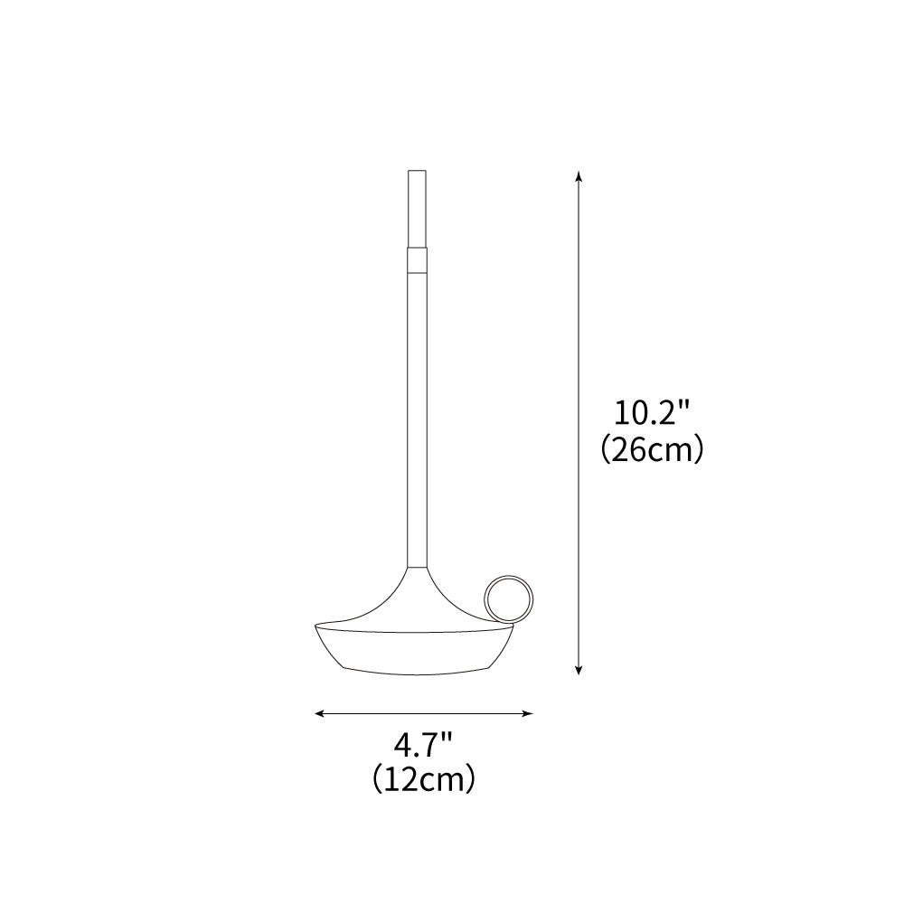 Nordic Candle Table Lamp 4.7"