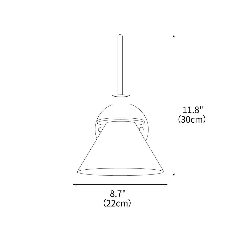 Nordic Metal Wall Sconce 8.7"