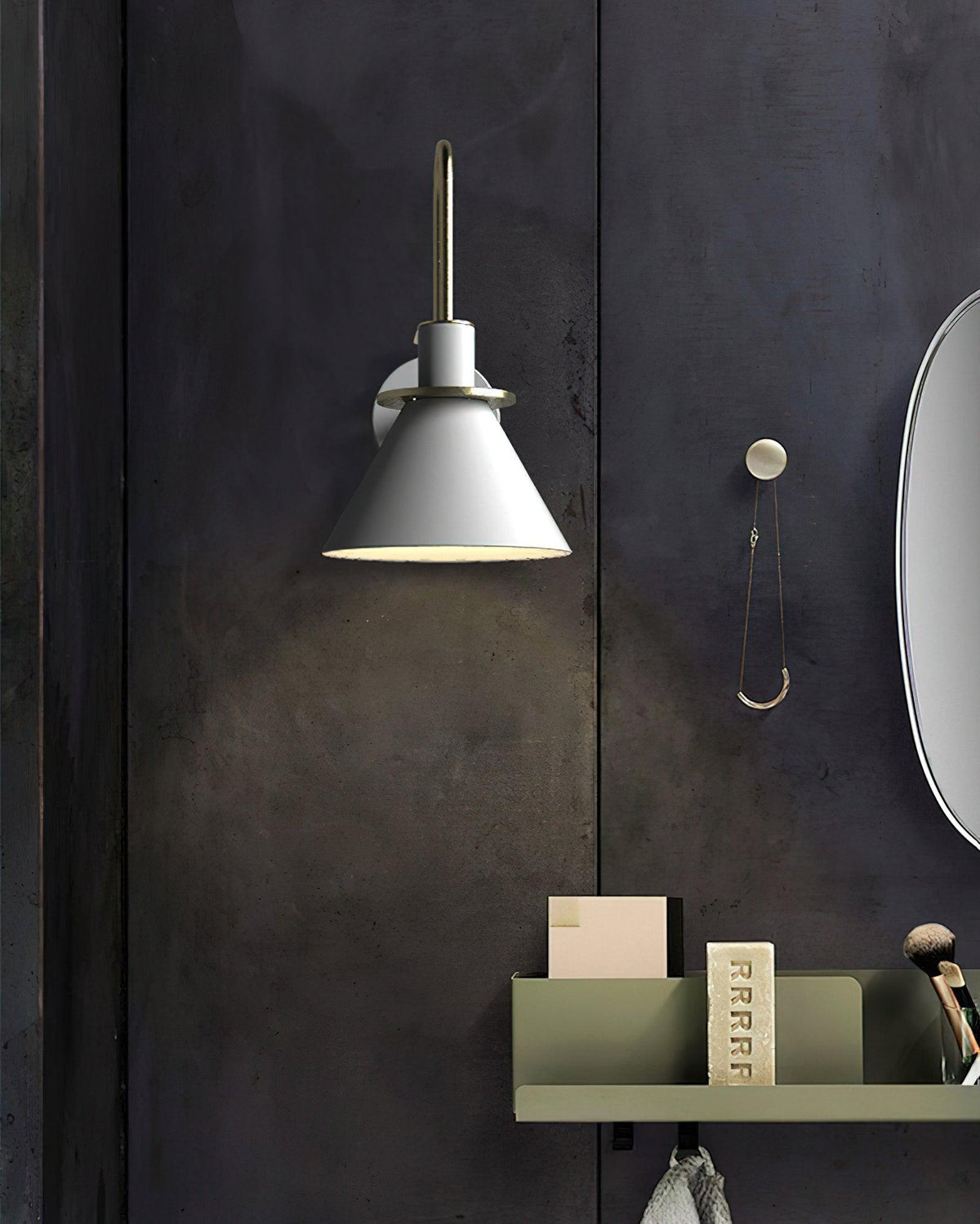 Nordic Metal Wall Sconce 8.7"