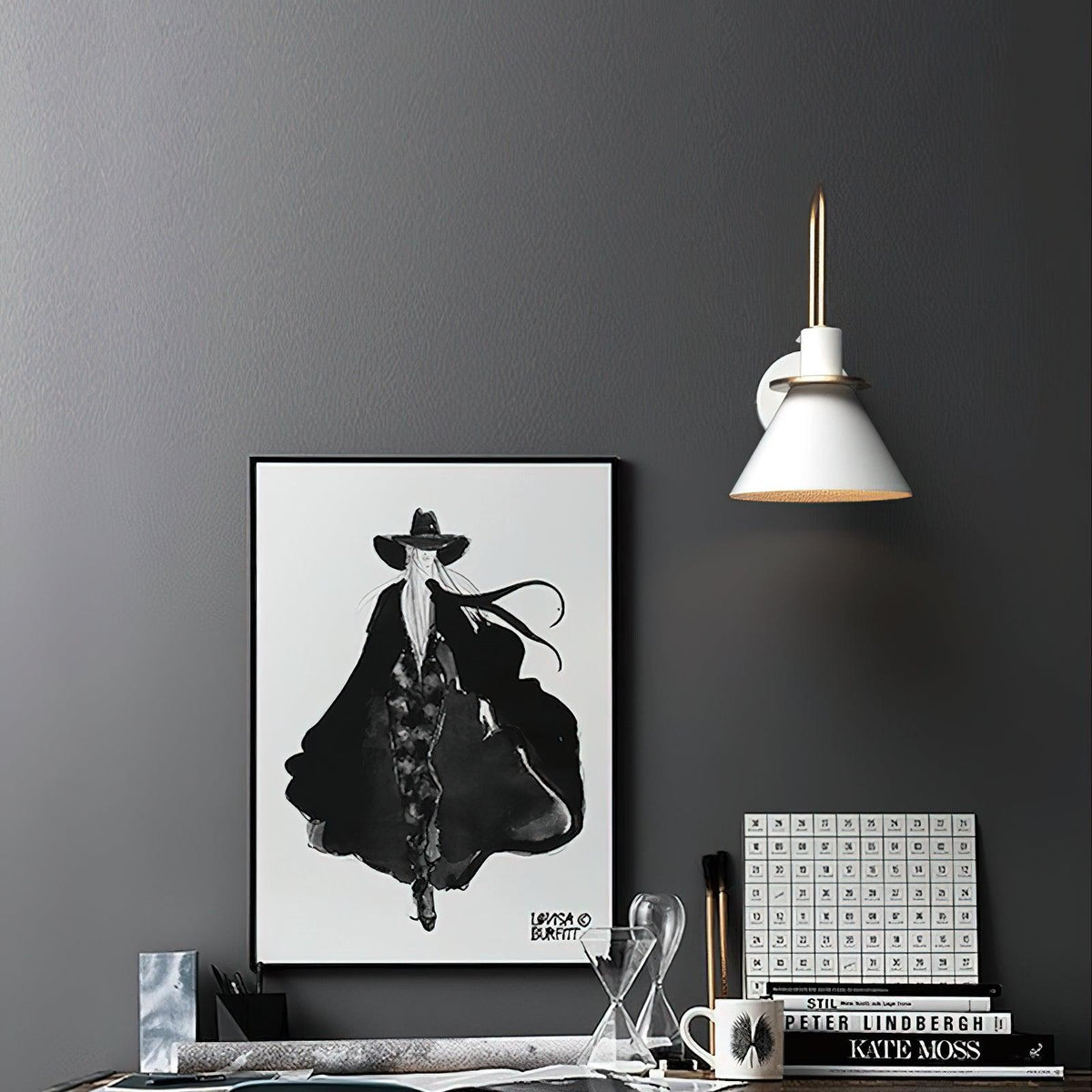 Nordic Metal Wall Sconce 8.7"