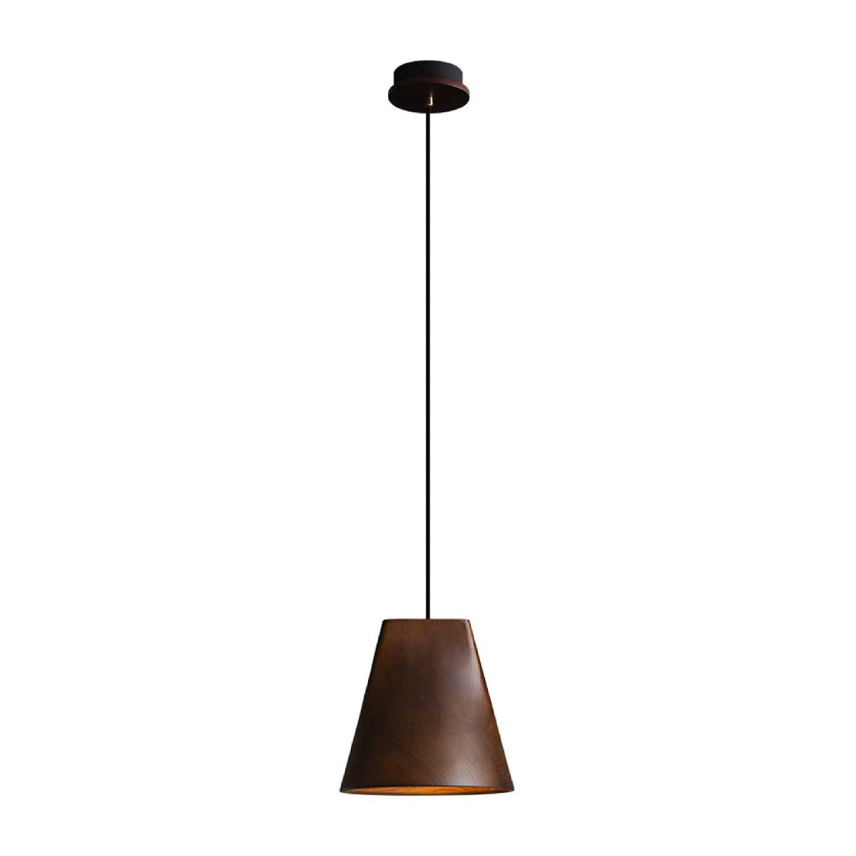 Nordic Tilted Wood Pendant Light