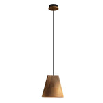 Nordic Tilted Wood Pendant Light
