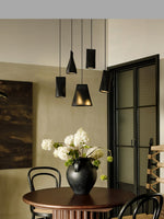 Nordic Tilted Wood Pendant Light