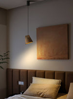 Nordic Tilted Wood Pendant Light