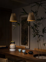 Nordic Tilted Wood Pendant Light