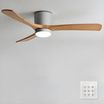 Nordic Wooden 42"/48"/52" Ceiling Fan Light