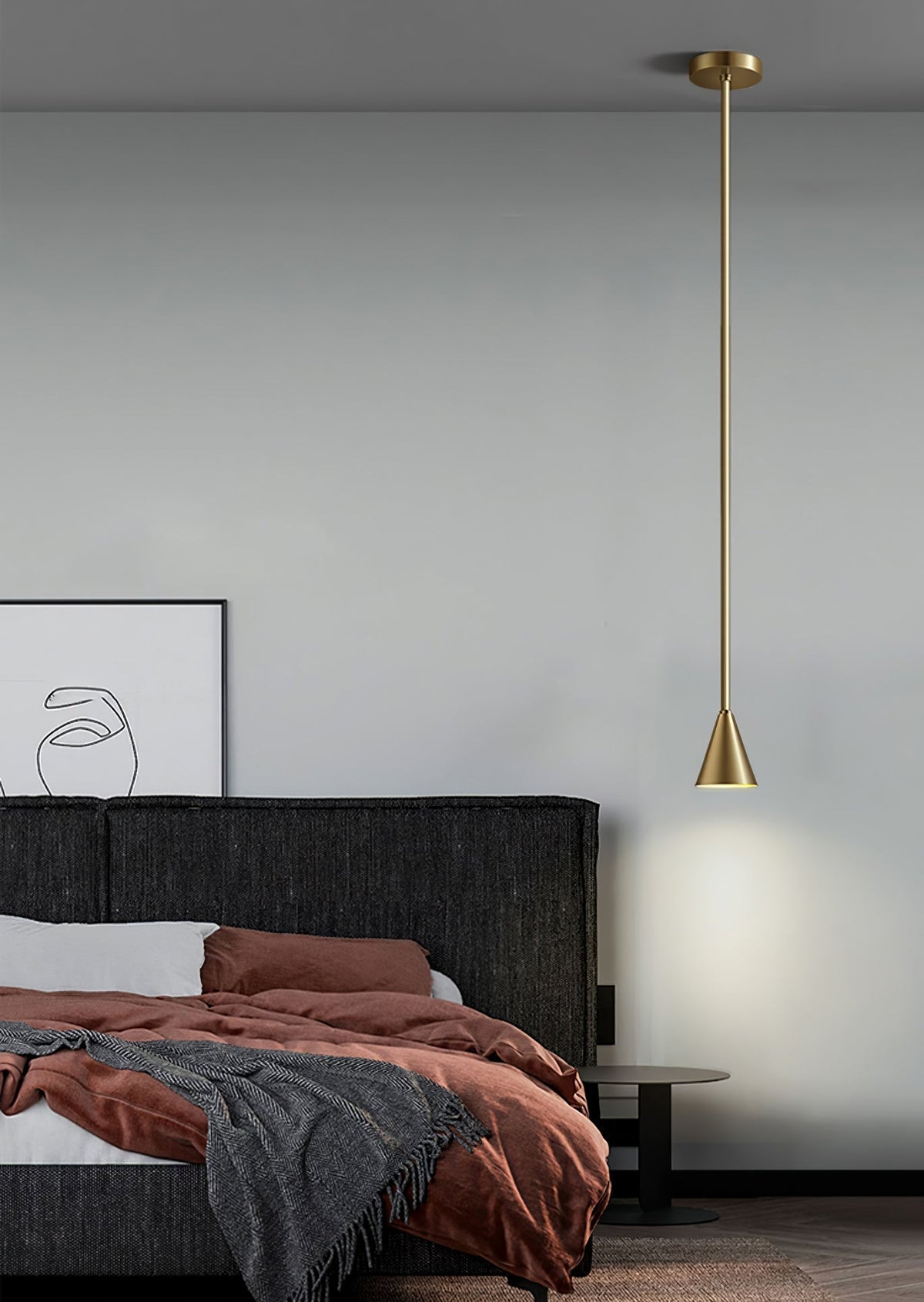 Conica Brass Pendant Light
