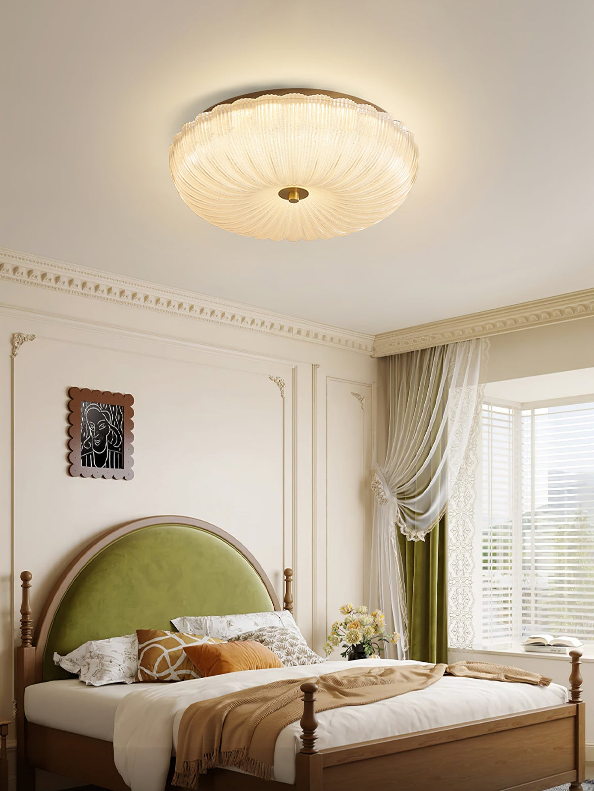 Ripple Glass Ceiling Light