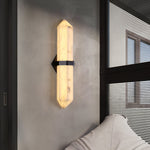 Alabaster Obelisk Wall Sconce