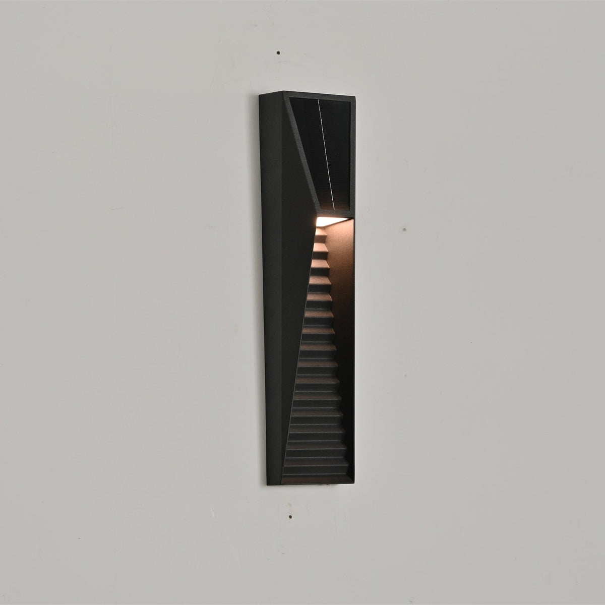 Obsidian Path Solar Outdoor Wall Light