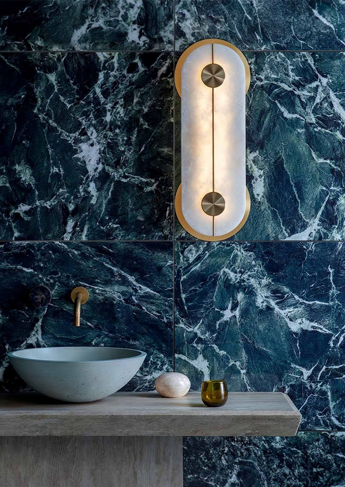 Obvara Alabaster Wall Light