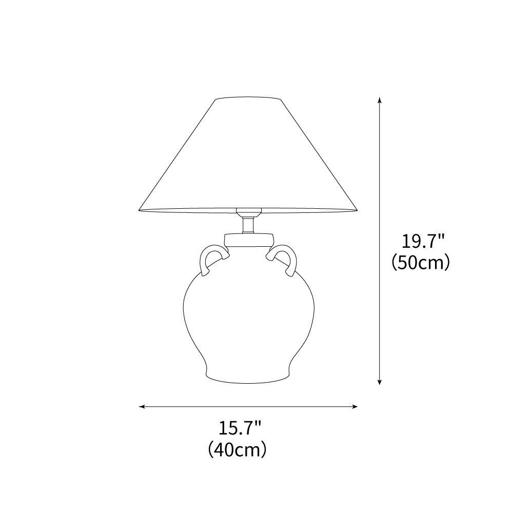 Old Wine Pot Table Lamp 15.7"