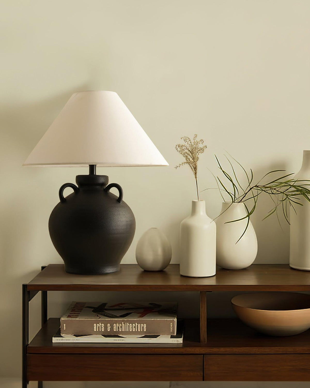 Old Wine Pot Table Lamp 15.7"