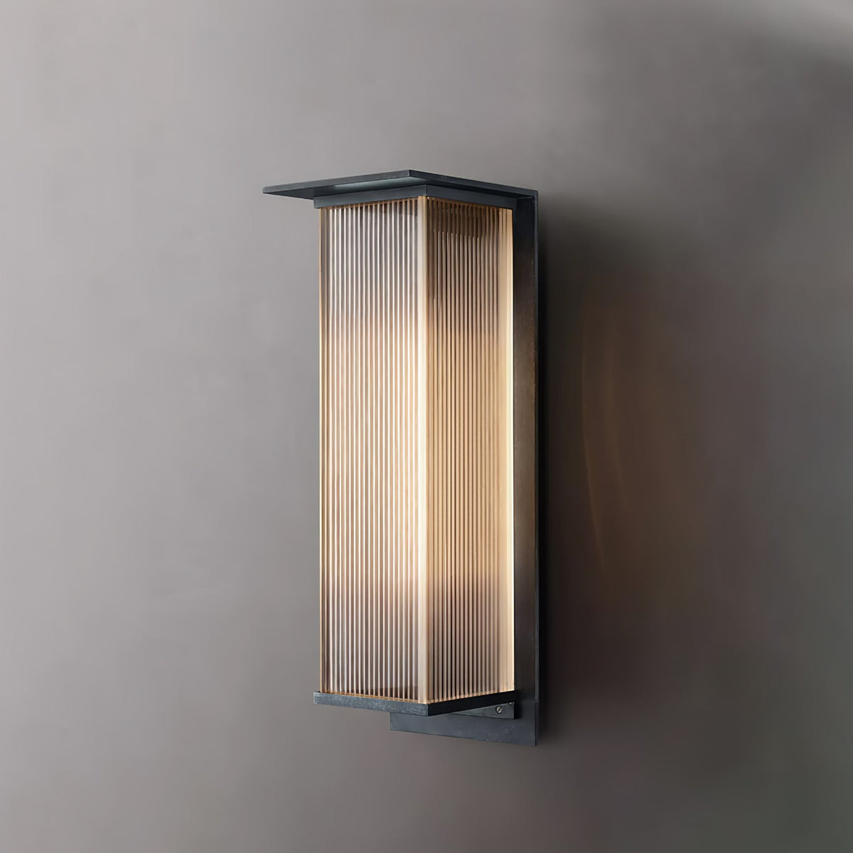 Oleron Box Outdoor Solar Wall Lamp