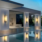 Oleron Box Outdoor Solar Wall Lamp
