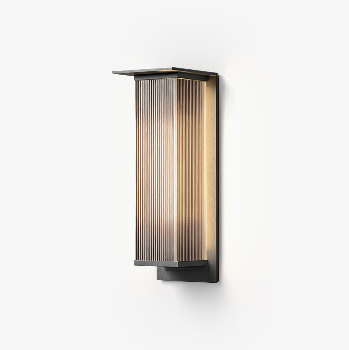 Oleron Box Outdoor Solar Wall Lamp